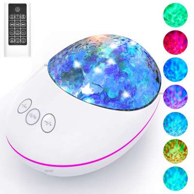 Novelty Colorful LED Star Light ocean Projector USB  Music Player Child Baby LED nebula Night Light